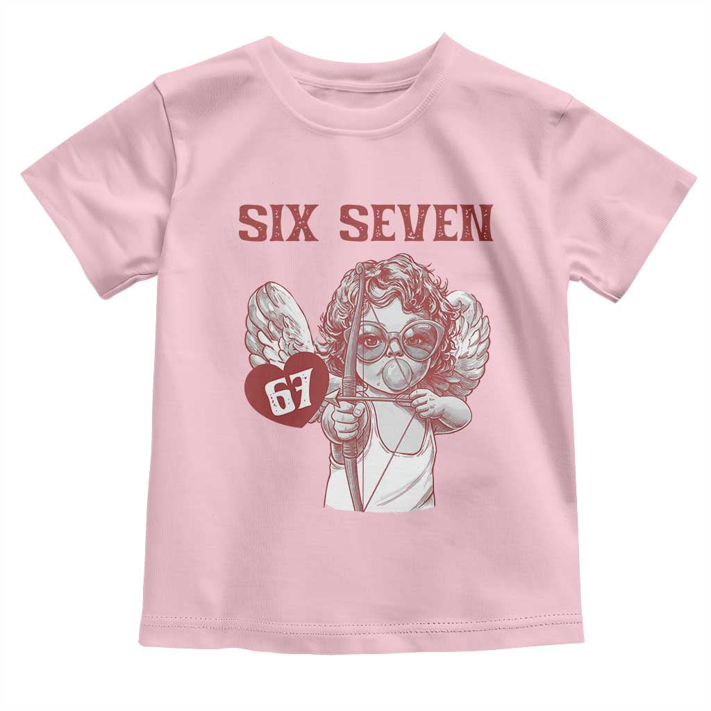 67 Valetines Meme Toddler T Shirt Funny Six Seven Valentines Day Heart - Wonder Print Shop