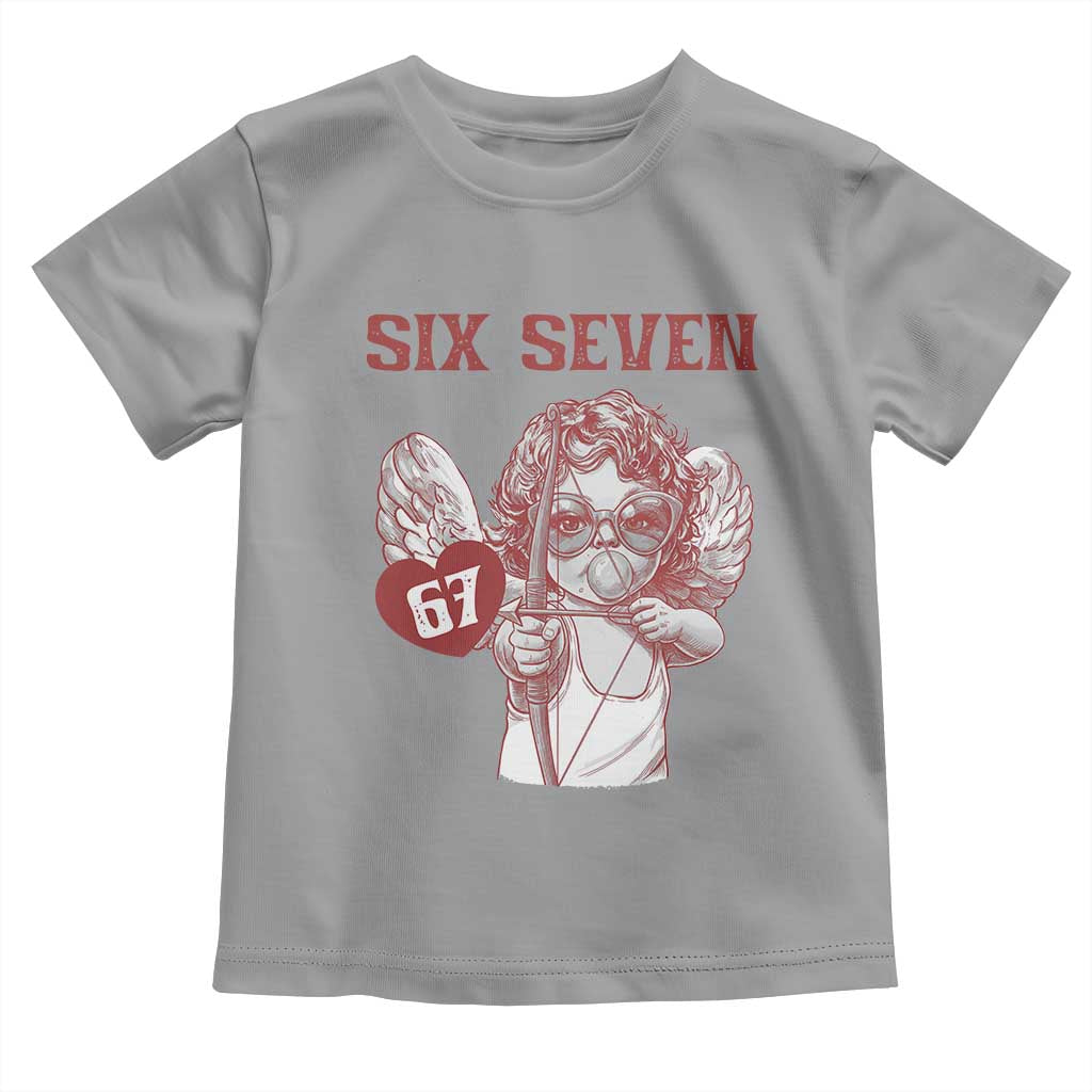 67 Valetines Meme Toddler T Shirt Funny Six Seven Valentines Day Heart - Wonder Print Shop
