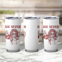 67 Valetines Meme Tumbler Cup Funny Six Seven Valentines Day Heart - Wonder Print Shop