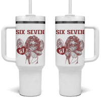 67 Valetines Meme Tumbler With Handle Funny Six Seven Valentines Day Heart - Wonder Print Shop