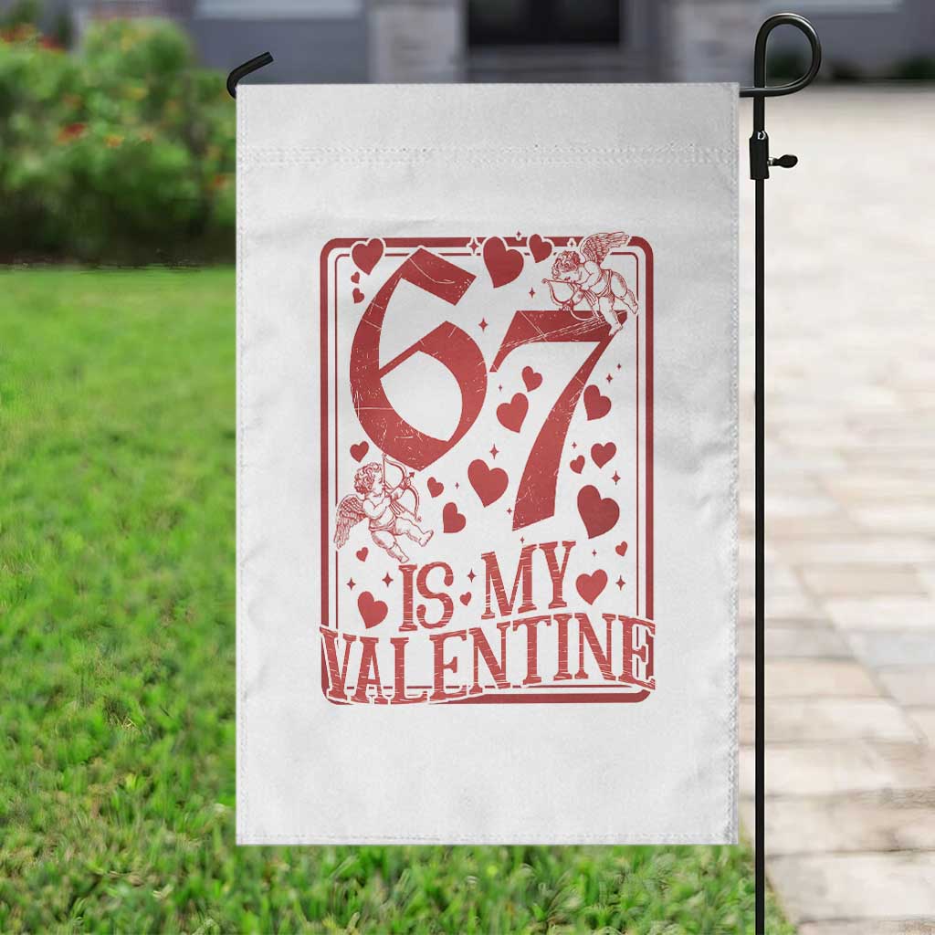 67 Valentines Playing Card Garden Flag Funny Six Seven Relationship Meme - Wonder Print Shop