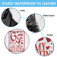 67 Valentines Playing Card Spare Tire Cover Funny Six Seven Relationship Meme - Wonder Print Shop