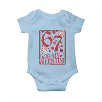 67 Valentines Playing Card Baby Onesie Funny Six Seven Relationship Meme - Wonder Print Shop
