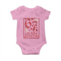 67 Valentines Playing Card Baby Onesie Funny Six Seven Relationship Meme - Wonder Print Shop