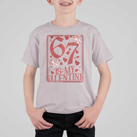 67 Valentines Playing Card T Shirt For Kid Funny Six Seven Relationship Meme - Wonder Print Shop