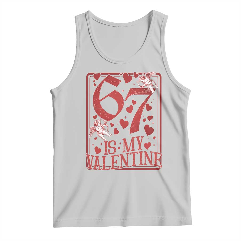 67 Valentines Playing Card Tank Top Funny Six Seven Relationship Meme - Wonder Print Shop