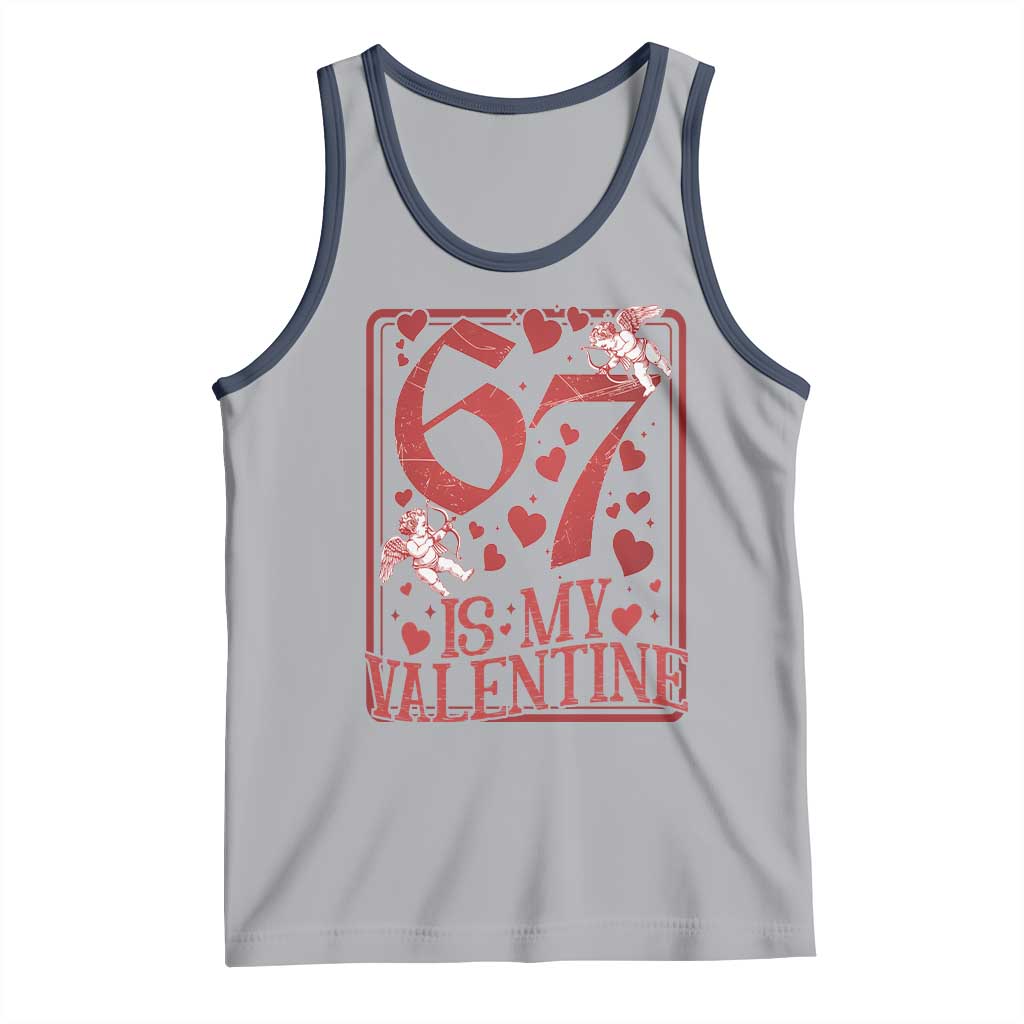 67 Valentines Playing Card Tank Top Funny Six Seven Relationship Meme - Wonder Print Shop