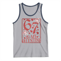 67 Valentines Playing Card Tank Top Funny Six Seven Relationship Meme - Wonder Print Shop