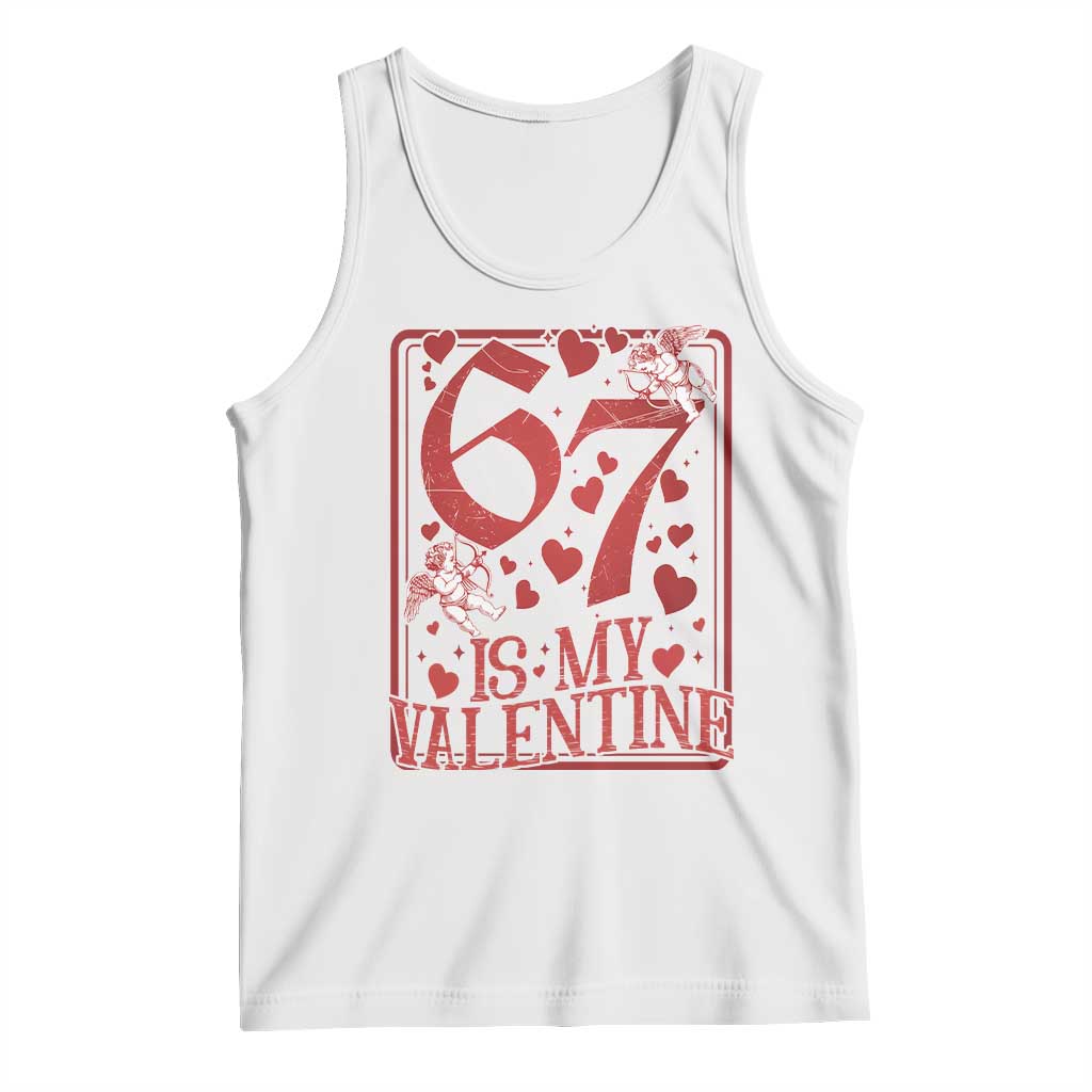 67 Valentines Playing Card Tank Top Funny Six Seven Relationship Meme - Wonder Print Shop
