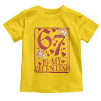 67 Valentines Playing Card Toddler T Shirt Funny Six Seven Relationship Meme - Wonder Print Shop