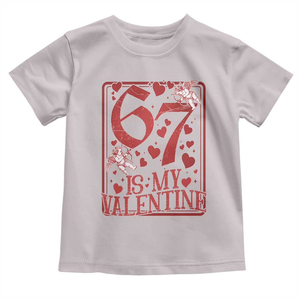67 Valentines Playing Card Toddler T Shirt Funny Six Seven Relationship Meme - Wonder Print Shop
