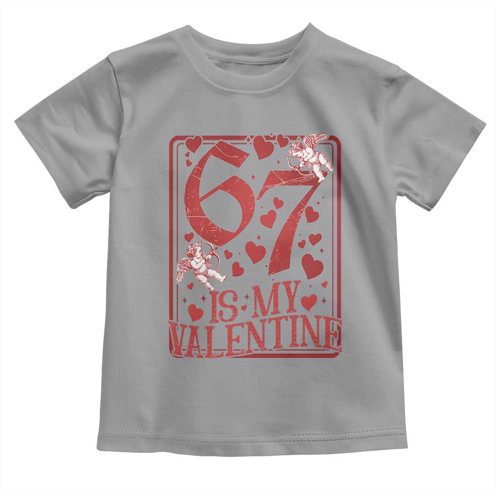 67 Valentines Playing Card Toddler T Shirt Funny Six Seven Relationship Meme - Wonder Print Shop