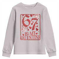 67 Valentines Playing Card Youth Sweatshirt Funny Six Seven Relationship Meme - Wonder Print Shop