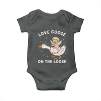 Funny Valentine Goose Baby Onesie Love Goose On The Loose - Wonder Print Shop