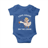Funny Valentine Goose Baby Onesie Love Goose On The Loose - Wonder Print Shop