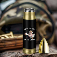 Funny Valentine Goose Bullet Tumbler Love Goose On The Loose - Wonder Print Shop