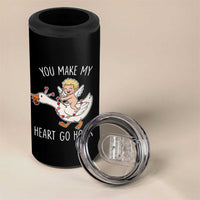 You Make My Heart Go Honk 4 in 1 Can Cooler Tumbler Funny Valentine Goose - Wonder Print Shop