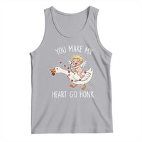 You Make My Heart Go Honk Tank Top Funny Valentine Goose - Wonder Print Shop
