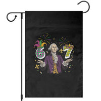 67 Mardi Gras Garden Flag Funny Six Seven George Washington Meme