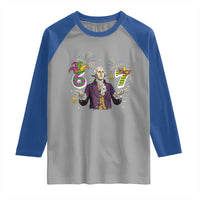 67 Mardi Gras Raglan Shirt Funny Six Seven George Washington Meme