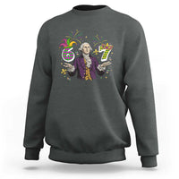 67 Mardi Gras Sweatshirt Funny Six Seven George Washington Meme