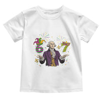 67 Mardi Gras Toddler T Shirt Funny Six Seven George Washington Meme