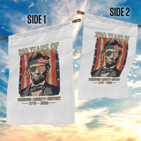 Abraham Lincoln Freedom Retro Garden Flag 250 Years of Freedom Liberty History