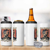 Abraham Lincoln Freedom Retro 4 in 1 Can Cooler Tumbler 250 Years of Freedom Liberty History
