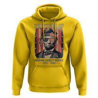 Abraham Lincoln Freedom Retro Hoodie 250 Years of Freedom Liberty History