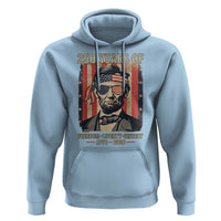 Abraham Lincoln Freedom Retro Hoodie 250 Years of Freedom Liberty History