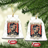 Abraham Lincoln Freedom Retro Ceramic Ornament 250 Years of Freedom Liberty History