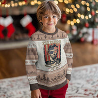 Abraham Lincoln Freedom Retro Ugly Christmas Sweater 250 Years of Freedom Liberty History