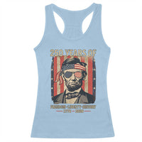 Abraham Lincoln Freedom Retro Racerback Tank Top 250 Years of Freedom Liberty History