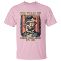 Abraham Lincoln Freedom Retro T Shirt 250 Years of Freedom Liberty History