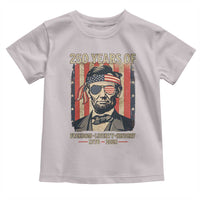 Abraham Lincoln Freedom Retro Toddler T Shirt 250 Years of Freedom Liberty History