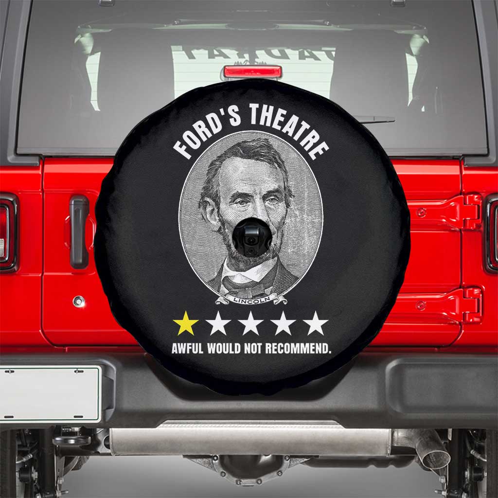 Abraham Lincoln History Teacher Spare Tire Cover Ford's Theatre Awful Would Not Recommend