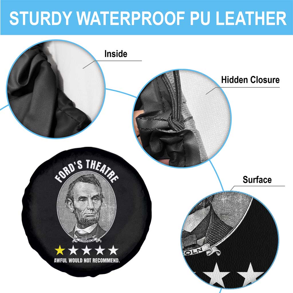 Abraham Lincoln History Teacher Spare Tire Cover Ford's Theatre Awful Would Not Recommend