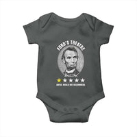 Abraham Lincoln History Teacher Baby Onesie Ford's Theatre Awful Would Not Recommend