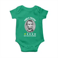 Abraham Lincoln History Teacher Baby Onesie Ford's Theatre Awful Would Not Recommend