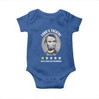 Abraham Lincoln History Teacher Baby Onesie Ford's Theatre Awful Would Not Recommend