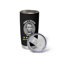 Abraham Lincoln History Teacher Tumbler Cup Ford's Theatre Awful Would Not Recommend