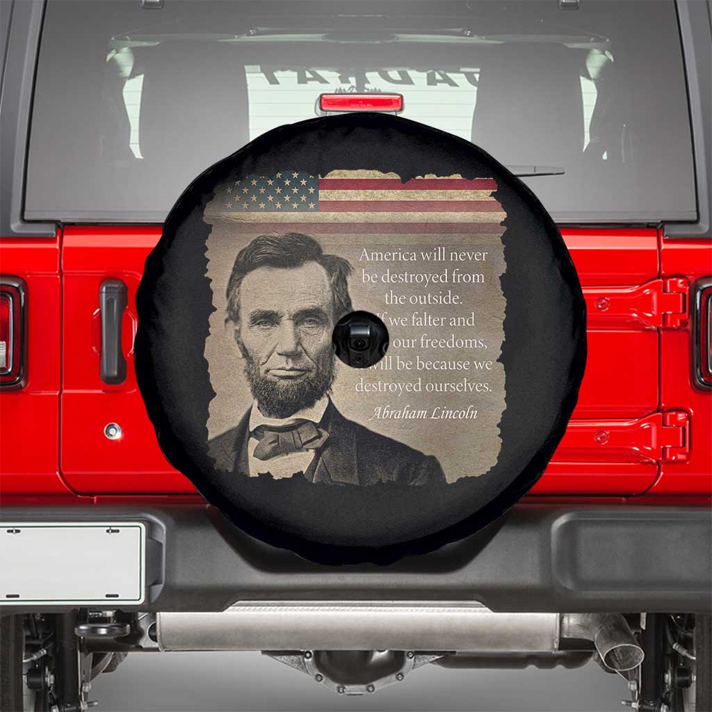 Abraham Lincoln Quote Spare Tire Cover American History Teacher School Presidents Day