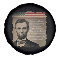 Abraham Lincoln Quote Spare Tire Cover American History Teacher School Presidents Day