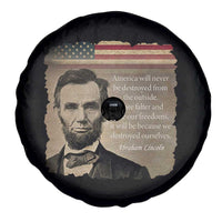 Abraham Lincoln Quote Spare Tire Cover American History Teacher School Presidents Day