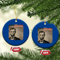 Abraham Lincoln Quote Ceramic Ornament American History Teacher School Presidents Day