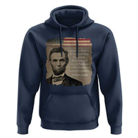 Abraham Lincoln Quote Hoodie American History Teacher School Presidents Day