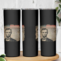 Abraham Lincoln Quote Skinny Tumbler American History Teacher School Presidents Day