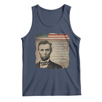 Abraham Lincoln Quote Tank Top American History Teacher School Presidents Day