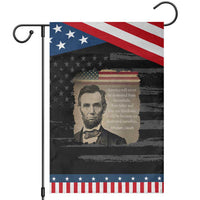 Abraham Lincoln Quote Garden Flag American History Teacher School Presidents Day