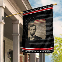Abraham Lincoln Quote Garden Flag American History Teacher School Presidents Day